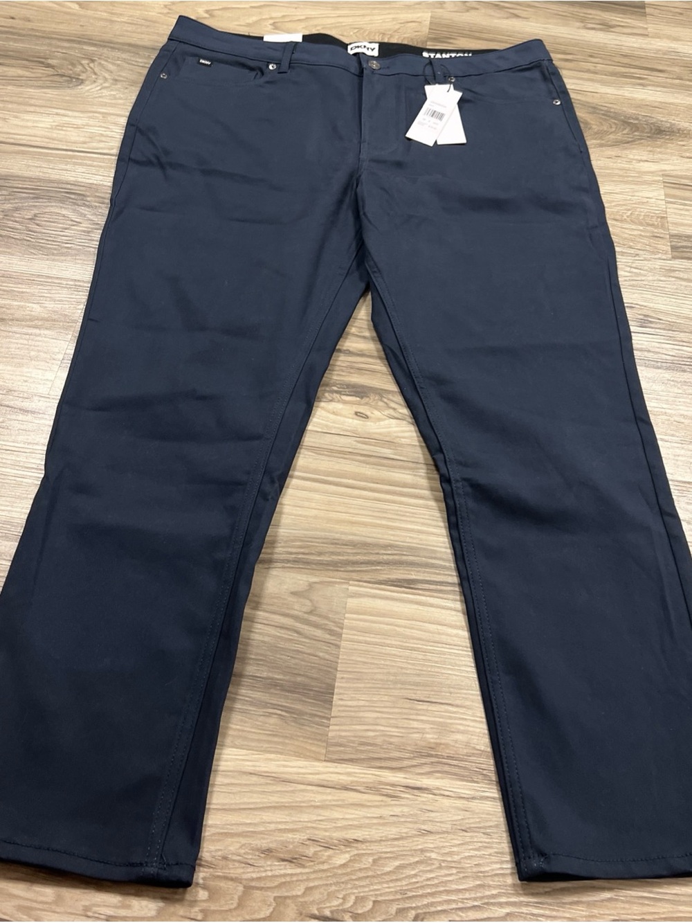 DKNY Stanton Slim Fit Ultimate Stretch 5 Pockets Pants Navy Blue Men’s 38x30 $80